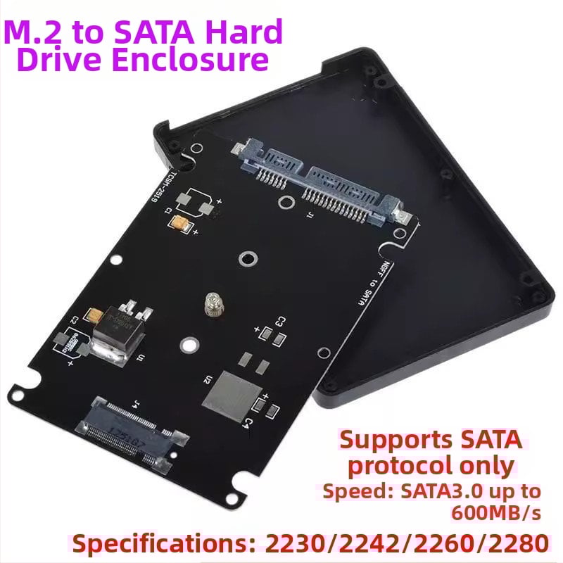 NGFF(M.2) към SATA адаптер карта - SATA 3.0 интерфейс, M.2 форм фактор, марка Great-Q, модел M2