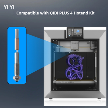 Bi-metálová oceľová potiahnutá tryska pre 3D tlačiareň Qidi Plus4