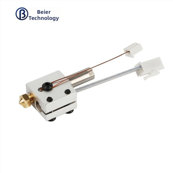 Комплект за гореща глава на 3D принтер: Ратълснейк печатна глава, нагревателна дюза, Volcano нагревателен блок, силиконова маншета