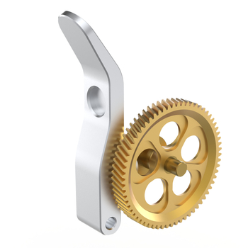 BIQU Panda Claw ekstruderiratas (kõvastatud terasest; mudel Panda Claw; versioonid P1/X1; tarvik A1; ühilduv Bambu Lab ekstruderiga)