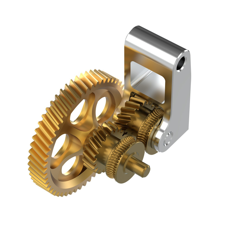 BIQU Panda Claw ekstruderiratas (kõvastatud terasest; mudel Panda Claw; versioonid P1/X1; tarvik A1; ühilduv Bambu Lab ekstruderiga)