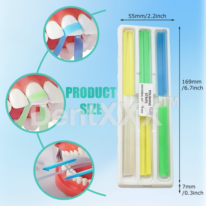 Medzizubné brúsne pásy BL03 – Leštenie pre dospelých, 0,02 kg