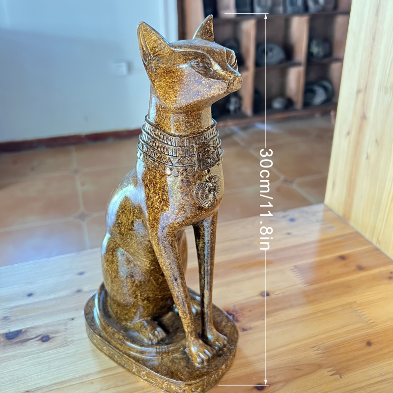 Statuie de zeiță: Anubis, zeul catilor, Sfinx cu față umană, Nefertiti, incensier pentru tămâie, decor modern minimalist (Material: rășină sintetică; Cod produs: AL-611109441335; Categorie: Statuie de zeiță; Stil: Modern Minimalist)