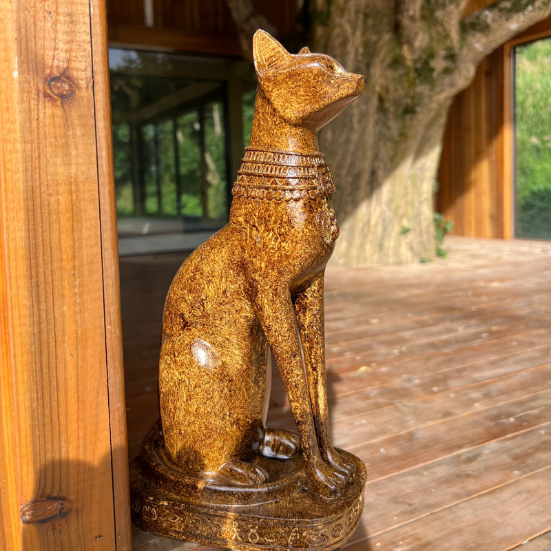 Statuie de zeiță: Anubis, zeul catilor, Sfinx cu față umană, Nefertiti, incensier pentru tămâie, decor modern minimalist (Material: rășină sintetică; Cod produs: AL-611109441335; Categorie: Statuie de zeiță; Stil: Modern Minimalist)