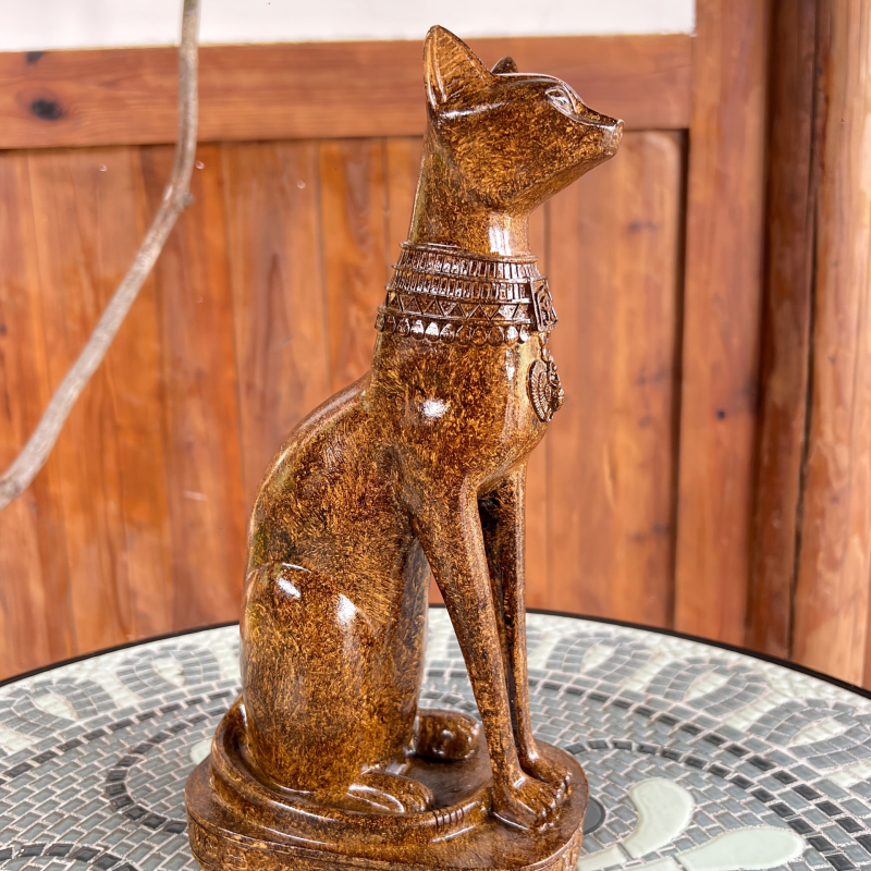 Statuie de zeiță: Anubis, zeul catilor, Sfinx cu față umană, Nefertiti, incensier pentru tămâie, decor modern minimalist (Material: rășină sintetică; Cod produs: AL-611109441335; Categorie: Statuie de zeiță; Stil: Modern Minimalist)