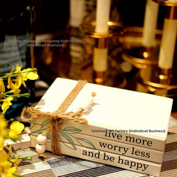 Дървен декоративен стелаж във формата на купчина книги, модерен минималистичен стил, дървен материал, за хол и офис