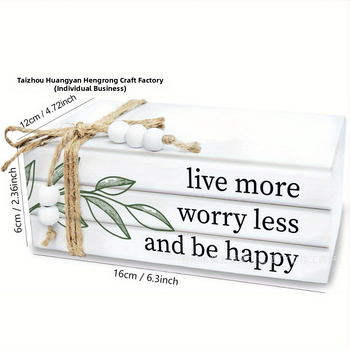 Дървен декоративен стелаж във формата на купчина книги, модерен минималистичен стил, дървен материал, за хол и офис