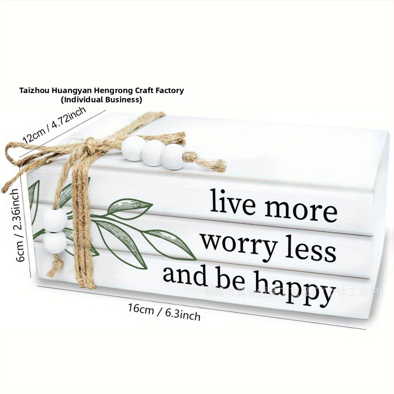 Дървен декоративен стелаж във формата на купчина книги, модерен минималистичен стил, дървен материал, за хол и офис