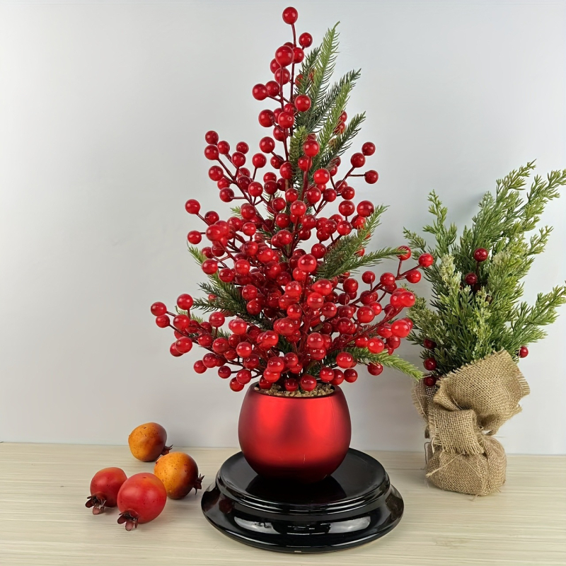 Dirbtinė obuolių Kalėdų eglutė – iš plastiko, injekcinis liejimas, namų dekoracija