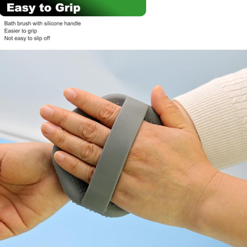 Βούρτσα για ντους και μασάζ, από σιλικόνη; μάρκα Hongsen Silicone; κωδικός HS-130; διαθέσιμη παραμετροποίηση.