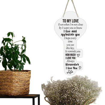 Дървен висящ декор в китайски стил – подарък за мама и татко (Ден на майката, Ден на бащата)