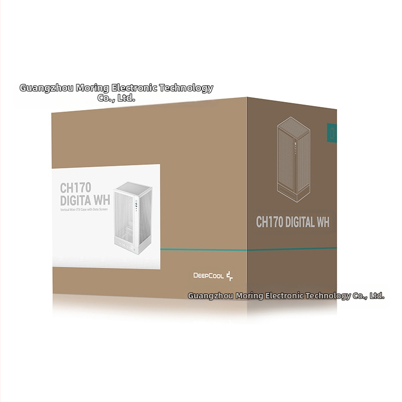Deepcool CH170 DIGITAL ITX θήκη υπολογιστή, κάθετη Mini-ITX επιτραπέζια θήκη με USB 3.0 στην πρόσοψη, ITX/MicroATX συμβατότητα, τροφοδοτικό τοποθετημένο από πάνω