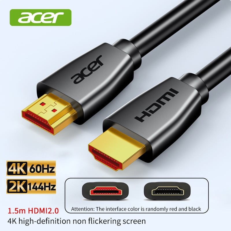 Καλώδιο HDMI Acer 2.0, έκδοση, 4K υποστήριξη, 3D βίντεο, καθαρός χαλκός πυρήνας
