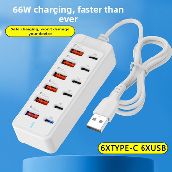 12-в-1 USB/Type-C хъб за прехвърляне на данни и зареждане