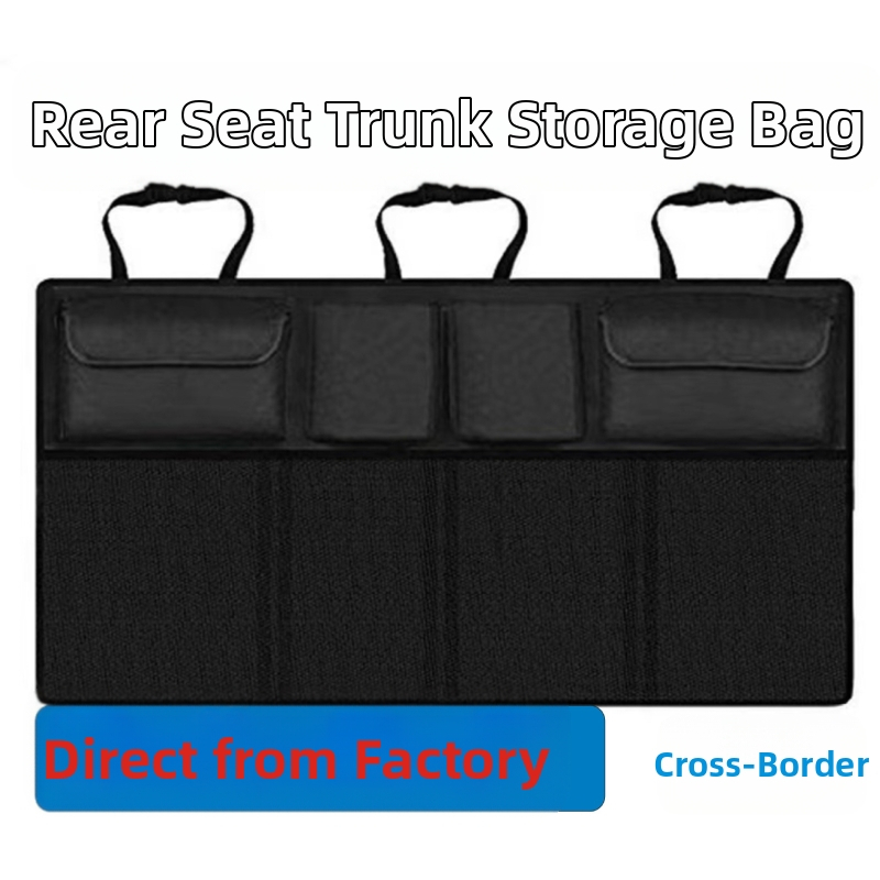 Sac de depozitare pentru portbagaj auto, organizator suspendat, 40L, țesătură Oxford 600D, impermeabil, cu mâner