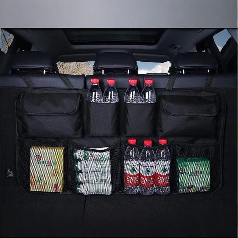 Sac de depozitare pentru portbagaj auto, organizator suspendat, 40L, țesătură Oxford 600D, impermeabil, cu mâner