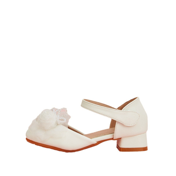 Κοριτσίστικα σανδάλια με διάτρητο σχέδιο σε στιλ πριγκίπισσας, με Velcro, επάνω μέρος από μικροΐνες δέρμα, σόλα από καουτσούκ, για ηλικίες 7–12 ετών