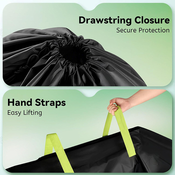 Τσάντα με κορδόνι - YST WL0828, Κυβοειδές στυλ, 300D Oxford, Αδιάβροχη