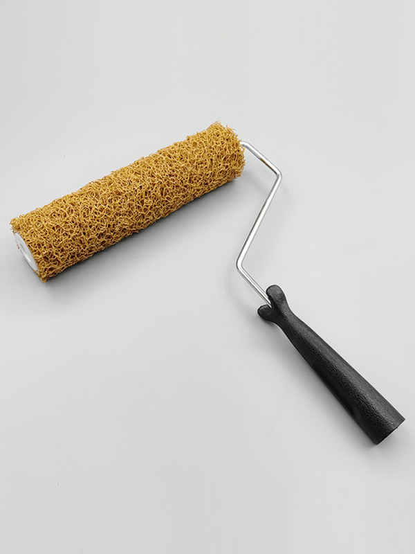 Tekstūras rulītis dekoratīvai pārklāšanai — nejauša tekstūra, ziedu raksts, produkta kods F7589M695H96M7, stils moderns minimālisms