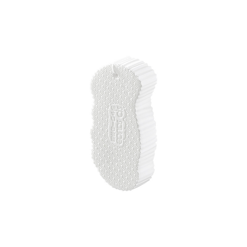 Eksfolirajuća spužva za kupanje za leđa, 3D, bijela, univerzalna upotreba
