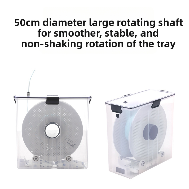 Кутия за сушене на консумативи за 3D принтер за PLA (1 кг) и PETG – прахозащита, влагозащита, запечатано хранилище