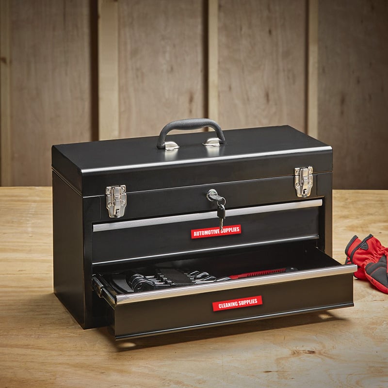 Ετικέτα Κουτιού Εργαλείων – Αδιάβροχο PVC, κατάλληλο για Κουτιά Εργαλείων, 48 g, Αριθμός Προϊόντος TBD132/TBD133B