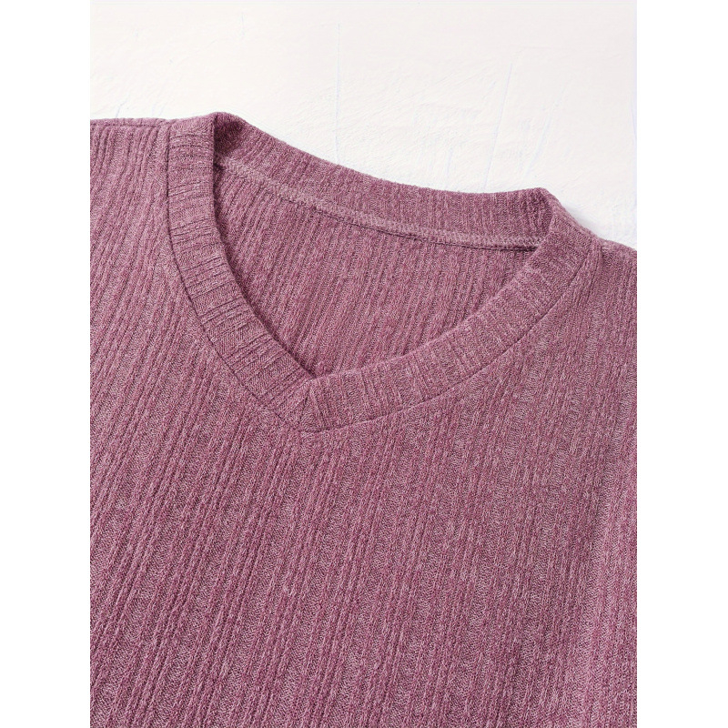 Set de pijamale femei: top cu decolteu în V și mâneci lungi și pantaloni, Sea Island Silk, ultra-subțire 40 g/m², stil pastoral transparent
