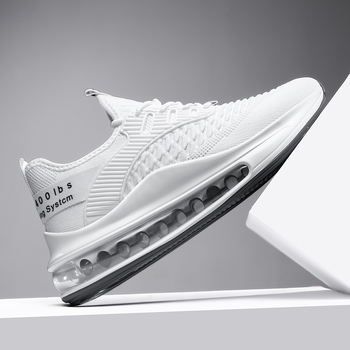 Ανδρικά παπούτσια για τρέξιμο με απορρόφηση κραδασμών, υφασμάτινο πάνω μέρος, σόλα PVC, κορδώνια, αποσμητική λειτουργία