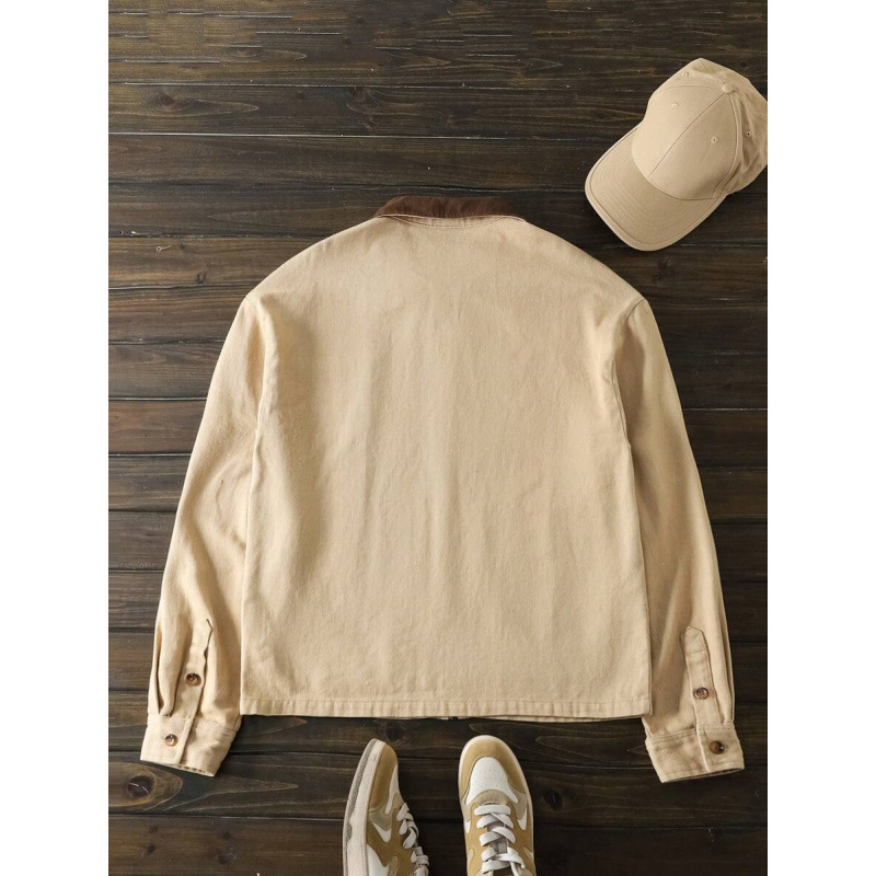 Ārējās jakas stilā šaurs siluets, kontrastains patchwork, Lycra audums, bez kapuces, bieza auduma