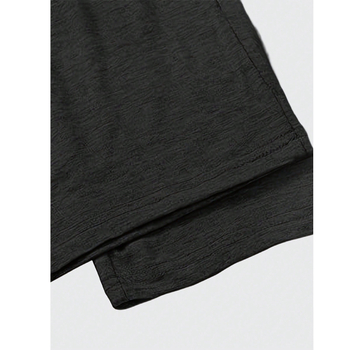 Δύο ζεύγη ανδρικών πυτζάμα παντελόνιών — ύφασμα Milk Silk, πολυεστέρας 90–95%, μεσαίο πάχος, ανοιξιάτικο χαλαρό οικιακό ρούχο