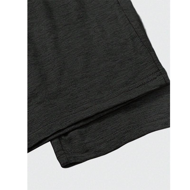 Δύο ζεύγη ανδρικών πυτζάμα παντελόνιών — ύφασμα Milk Silk, πολυεστέρας 90–95%, μεσαίο πάχος, ανοιξιάτικο χαλαρό οικιακό ρούχο