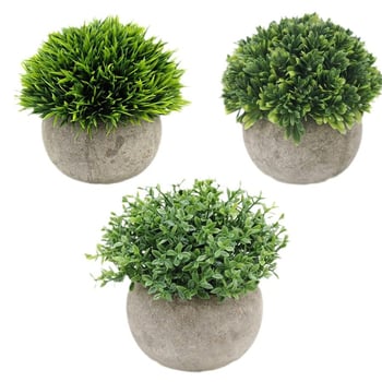Σετ τεχνητών γλαστρών για εσωτερική διακόσμηση γραφείου και φωτογραφικά αξεσουάρ (Μάρκα: Hengyida; Υλικό: Πλαστικό; Διαδικασία: Έγχυση χύτευσης; Ποικιλία: 3312868)