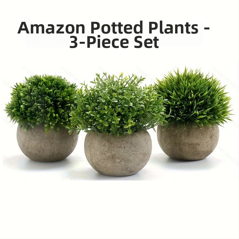 Σετ τεχνητών γλαστρών για εσωτερική διακόσμηση γραφείου και φωτογραφικά αξεσουάρ (Μάρκα: Hengyida; Υλικό: Πλαστικό; Διαδικασία: Έγχυση χύτευσης; Ποικιλία: 3312868)