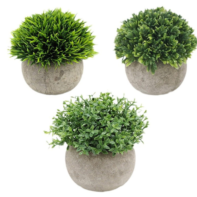 Σετ τεχνητών γλαστρών για εσωτερική διακόσμηση γραφείου και φωτογραφικά αξεσουάρ (Μάρκα: Hengyida; Υλικό: Πλαστικό; Διαδικασία: Έγχυση χύτευσης; Ποικιλία: 3312868)