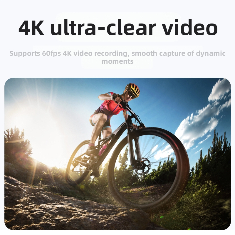 Mini01 4K водоустойчива екшън камера за открито, IP68, 4K60fps, 1.54in LCD, WiFi дистанционно, 980mAh батерия