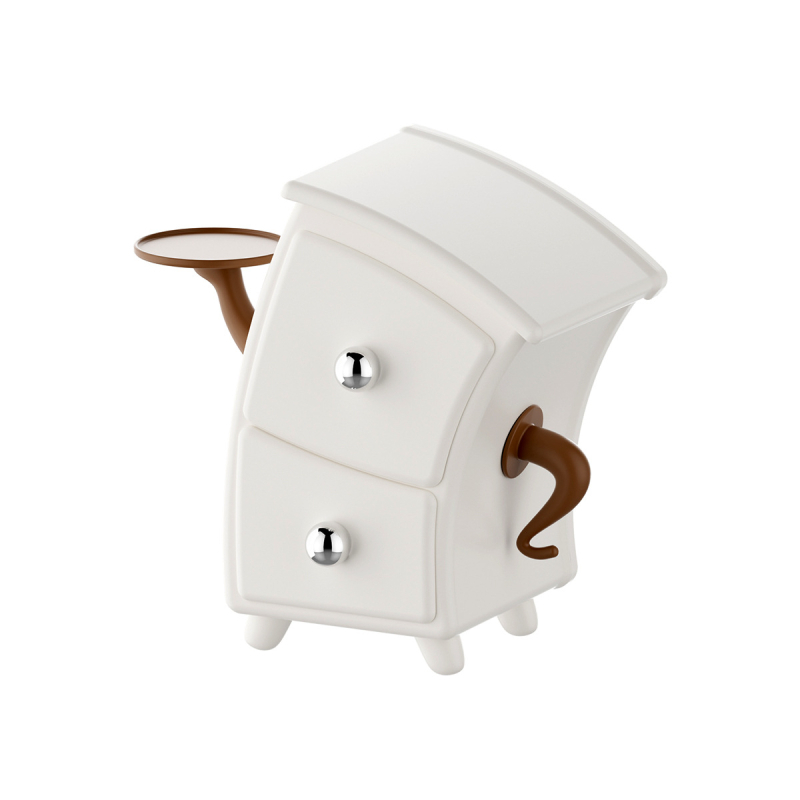 Organizator retro pentru cercei și cosmetice cu compartimente — Dedidun YB2229, material HIPS+PP, imprimare logo, lansare 2025