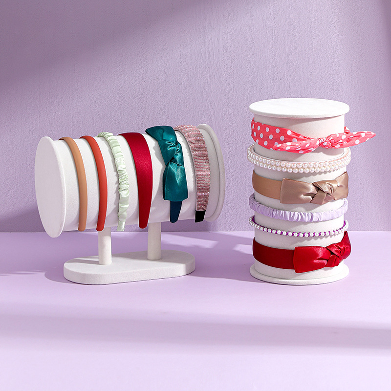 Ράφι προβολής φλανέλ για αξεσουάρ μαλλιών, ενσωματωμένος σχεδιασμός, μονοκόμματο πλαίσιο, ραφή συγκόλλησης, μοντέρνο στυλ