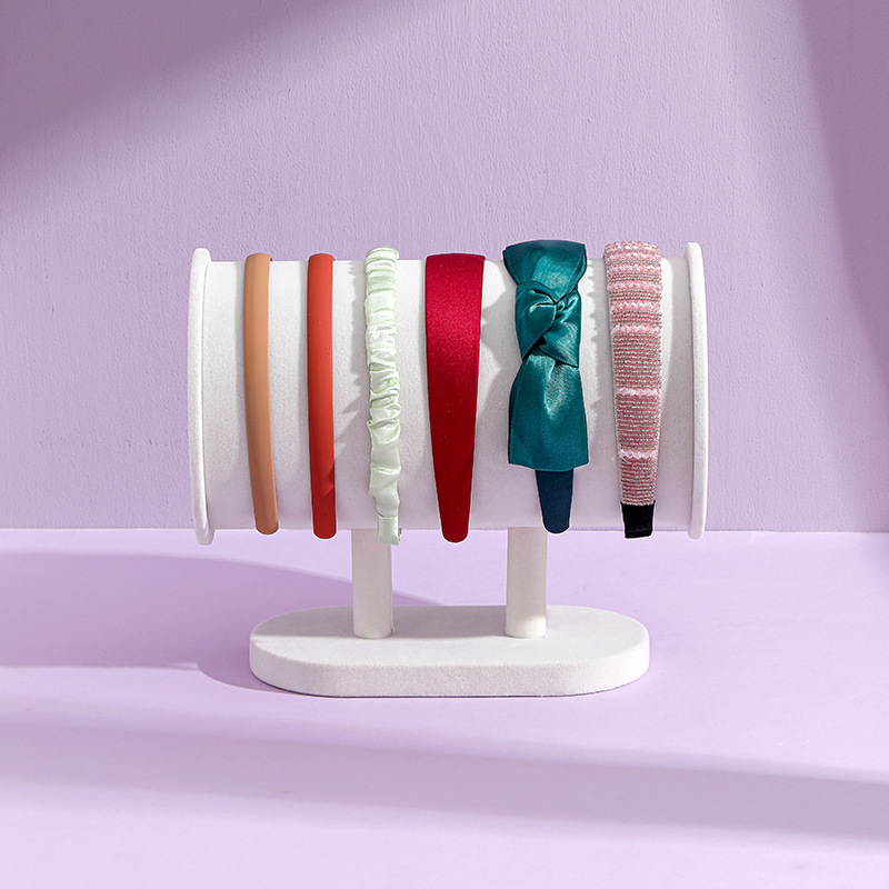 Ράφι προβολής φλανέλ για αξεσουάρ μαλλιών, ενσωματωμένος σχεδιασμός, μονοκόμματο πλαίσιο, ραφή συγκόλλησης, μοντέρνο στυλ