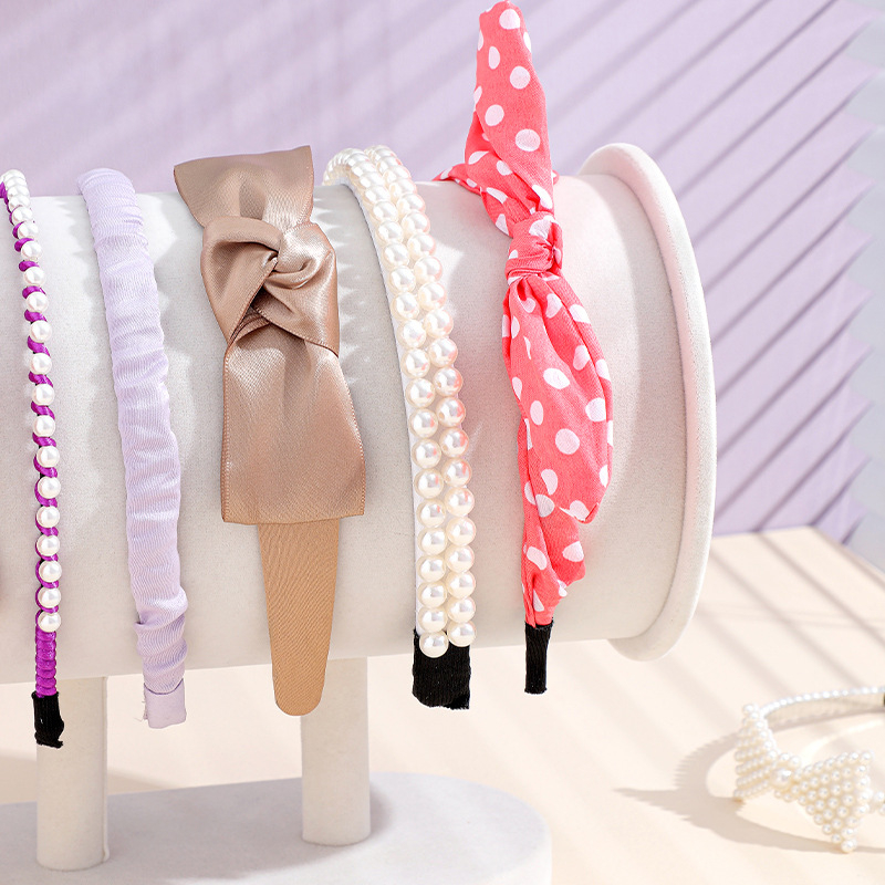 Ράφι προβολής φλανέλ για αξεσουάρ μαλλιών, ενσωματωμένος σχεδιασμός, μονοκόμματο πλαίσιο, ραφή συγκόλλησης, μοντέρνο στυλ