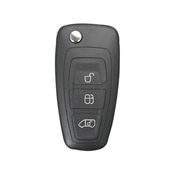 Ford Focus sulankstomas raktų korpusas, 433 MHz + 63 čipai, FSK
