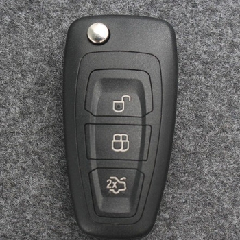 Ford Focus sulankstomas raktų korpusas, 433 MHz + 63 čipai, FSK