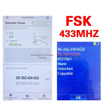 Citroën Logo 2/3 mygtukų sulankstomas raktas VA2/HU83 CE0536 434MHz ID46