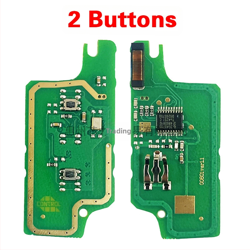 Citroën Logo 2/3 бутон сгъваем ключ VA2/HU83 CE0536 434MHz ID46
