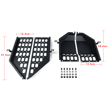 Съхранителна кутия за предната врата на Jeep Wrangler JL – метална поставка за врата, JL съвместим, GETITALL