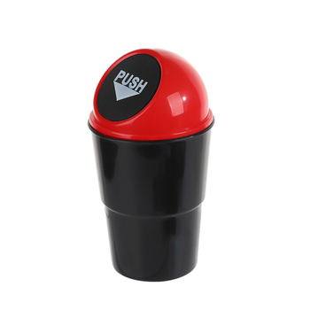 Κάδος απορριμμάτων αυτοκινήτου – πολυλειτουργικός, δημιουργικός, μικρός στρογγυλός πλαστικός κάδος