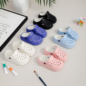 Детски унисекс чехли, EVA горна част и EVA подметка, слипон дизайн, за възраст 1–12 години