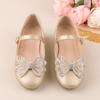 Παπούτσια κοριτσιών από PU δέρμα με αγκράφα – Διαπνέοντα, Ελαφρά, Αντιολισθητικά, Σόλα από καουτσούκ