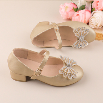 Παπούτσια κοριτσιών από PU δέρμα με αγκράφα – Διαπνέοντα, Ελαφρά, Αντιολισθητικά, Σόλα από καουτσούκ