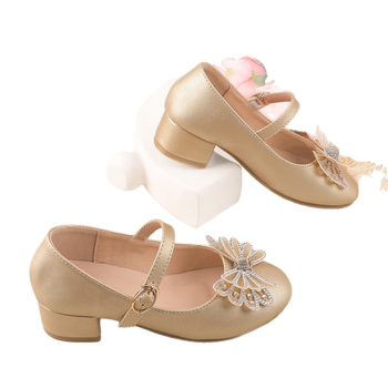 Παπούτσια κοριτσιών από PU δέρμα με αγκράφα – Διαπνέοντα, Ελαφρά, Αντιολισθητικά, Σόλα από καουτσούκ