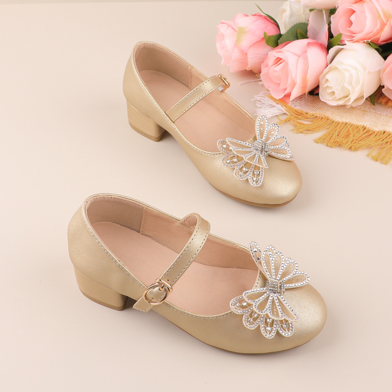 Mergaitėms PU odiniai bateliai su sagtimi – kvėpuojantys, lengvi, neslidūs, gumos padas